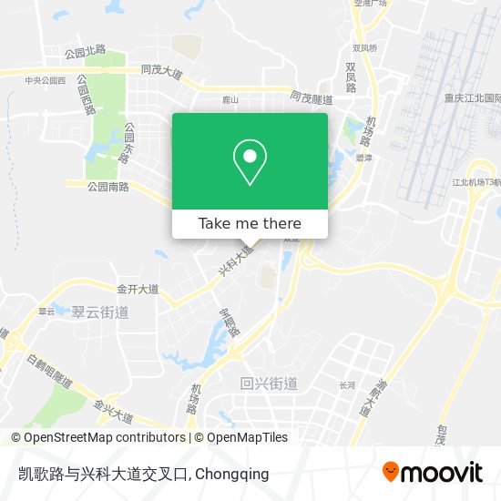 凯歌路与兴科大道交叉口 map