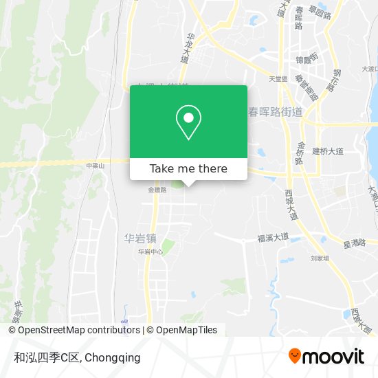 和泓四季C区 map