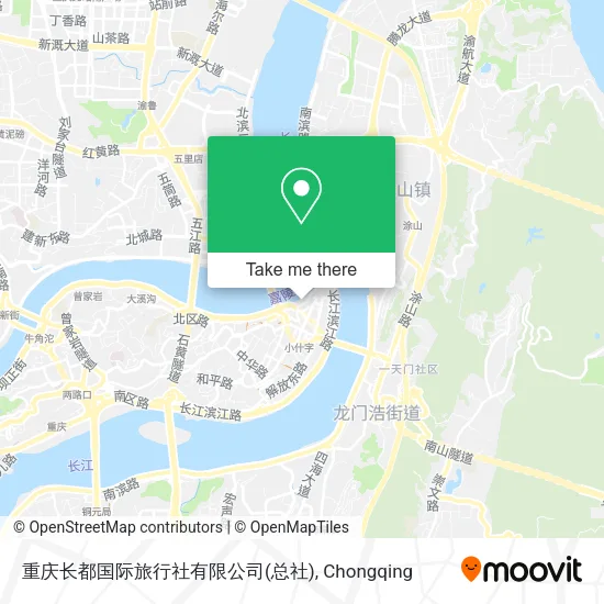 重庆长都国际旅行社有限公司(总社) map