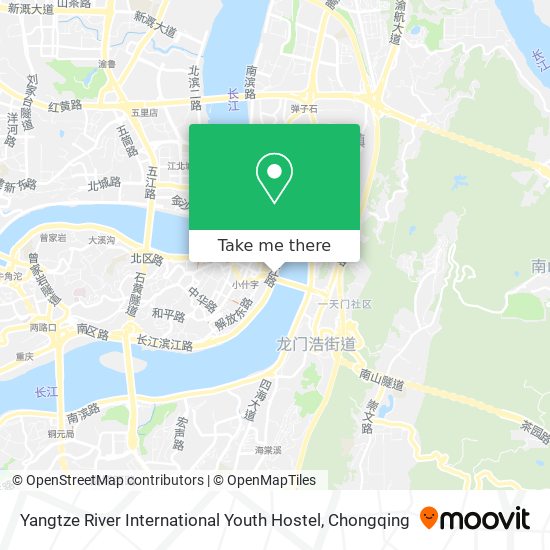 Yangtze River International Youth Hostel map