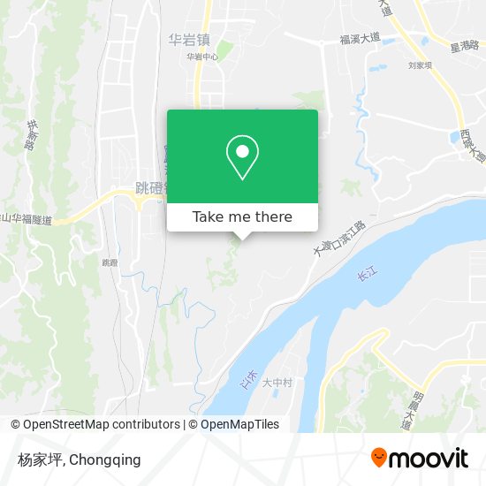杨家坪 map