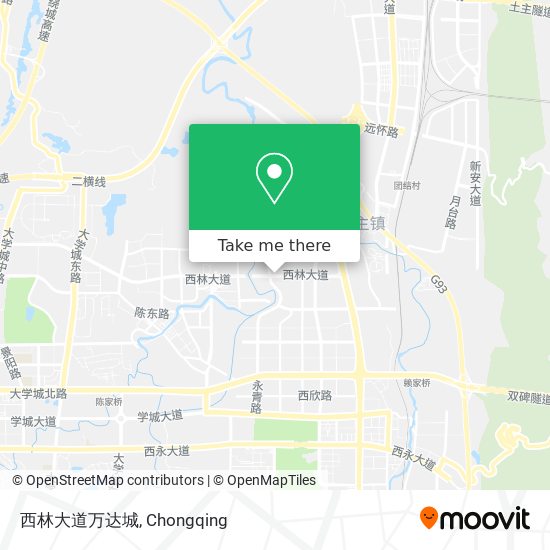 西林大道万达城 map
