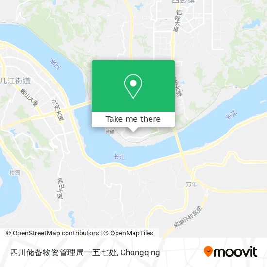 四川储备物资管理局一五七处 map