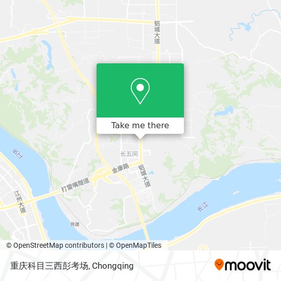 重庆科目三西彭考场 map