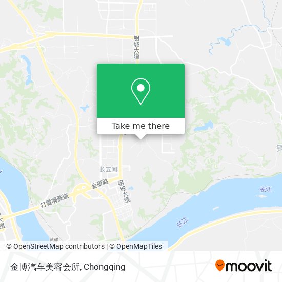 金博汽车美容会所 map