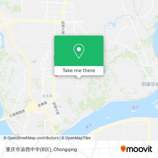 重庆市渝西中学(B区) map