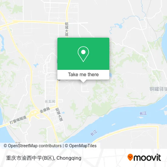 重庆市渝西中学(B区) map