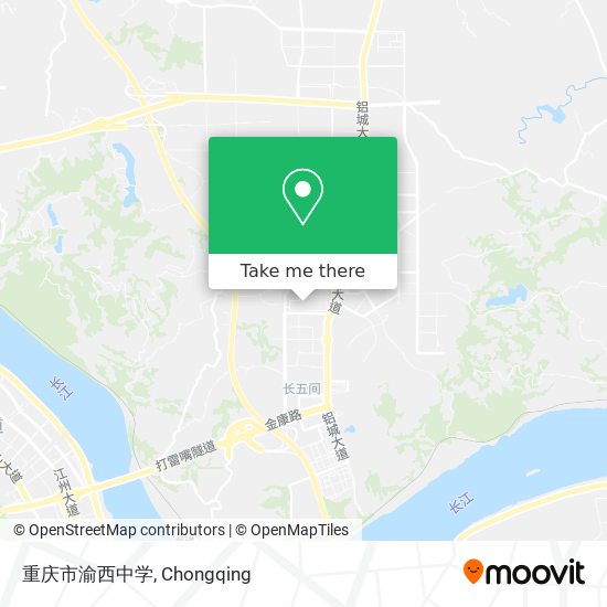 重庆市渝西中学 map