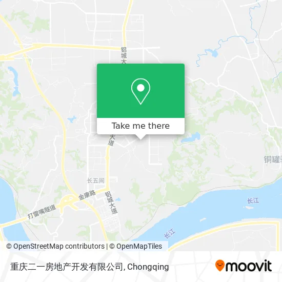 重庆二一房地产开发有限公司 map