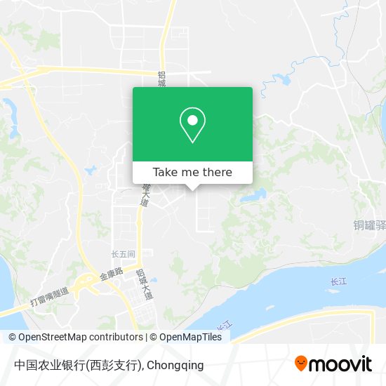 中国农业银行(西彭支行) map