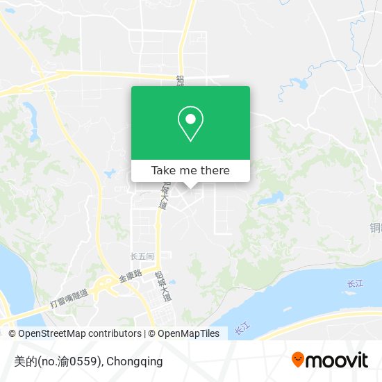 美的(no.渝0559) map