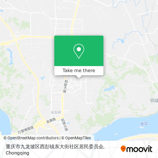 重庆市九龙坡区西彭镇东大街社区居民委员会 map