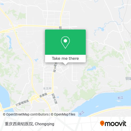 重庆西南铝医院 map