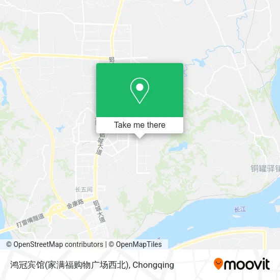 鸿冠宾馆(家满福购物广场西北) map
