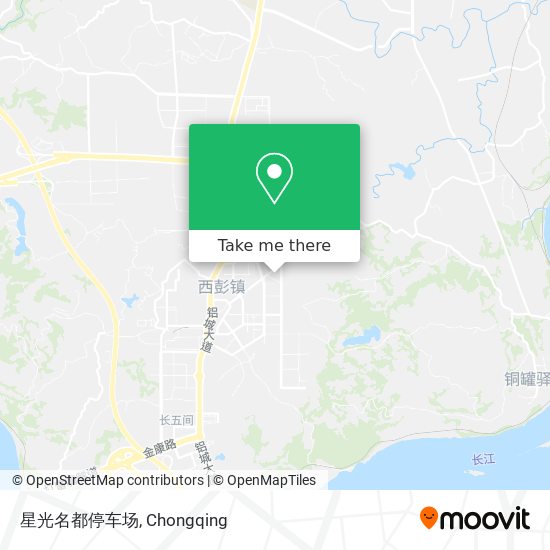 星光名都停车场 map
