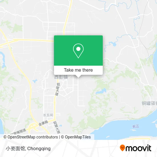 小资面馆 map