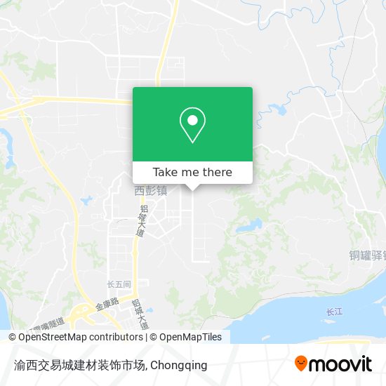 渝西交易城建材装饰市场 map