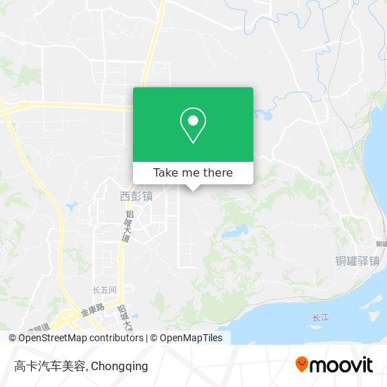 高卡汽车美容 map