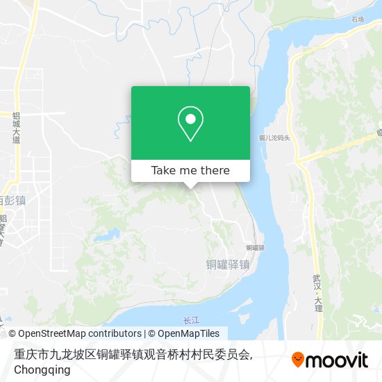 重庆市九龙坡区铜罐驿镇观音桥村村民委员会 map