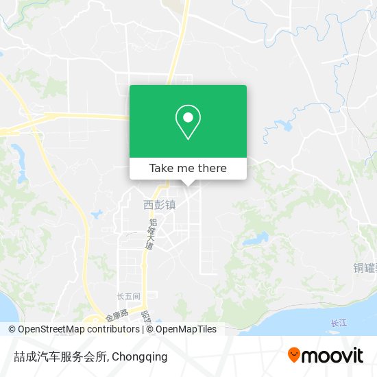 喆成汽车服务会所 map
