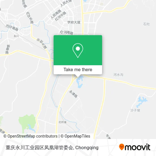 重庆永川工业园区凤凰湖管委会 map