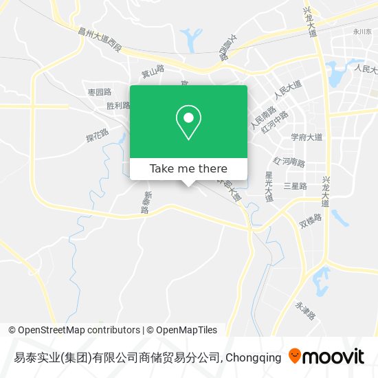 易泰实业(集团)有限公司商储贸易分公司 map