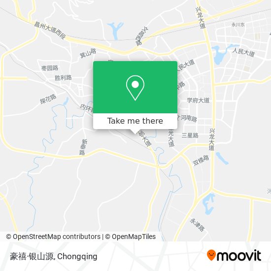 豪禧·银山源 map