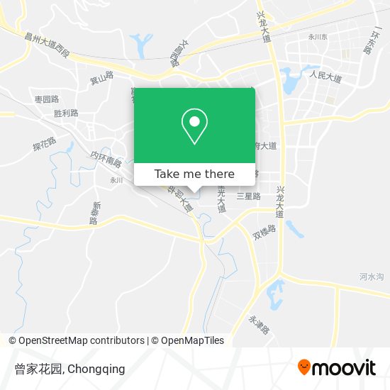 曾家花园 map