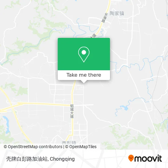 壳牌白彭路加油站 map
