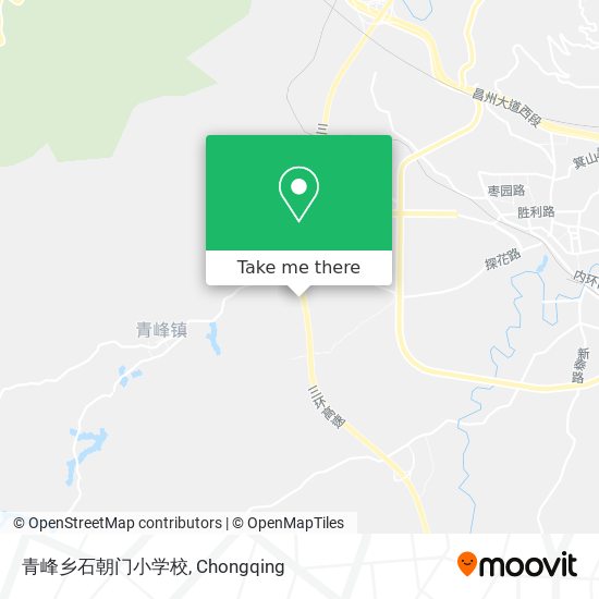 青峰乡石朝门小学校 map
