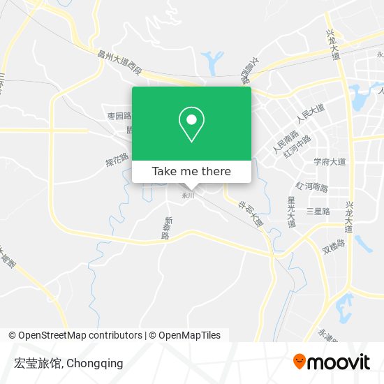 宏莹旅馆 map