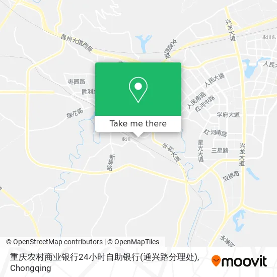 重庆农村商业银行24小时自助银行(通兴路分理处) map