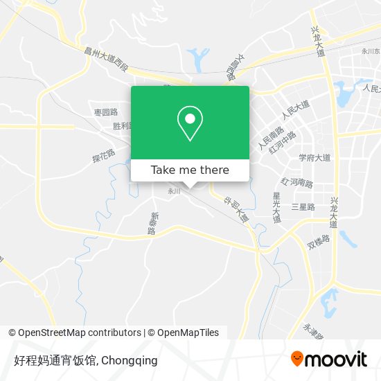 好程妈通宵饭馆 map