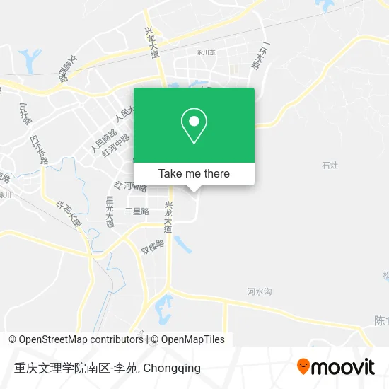 重庆文理学院南区-李苑 map