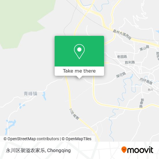 永川区袈溢农家乐 map