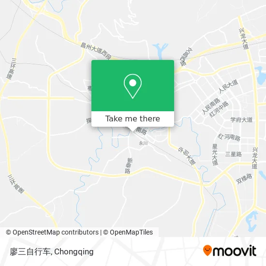 廖三自行车 map