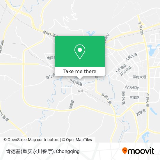 肯德基(重庆永川餐厅) map
