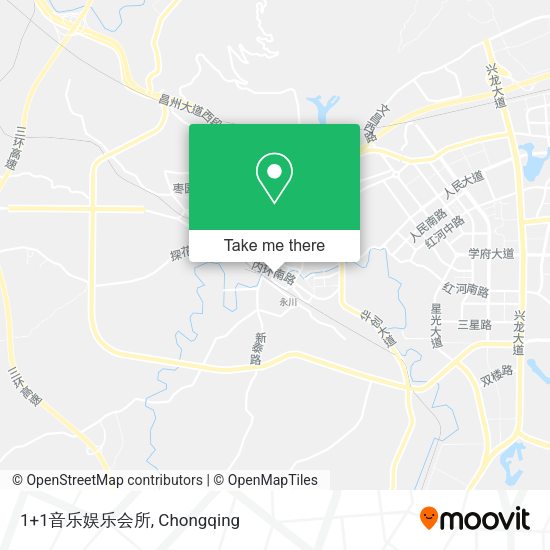 1+1音乐娱乐会所 map