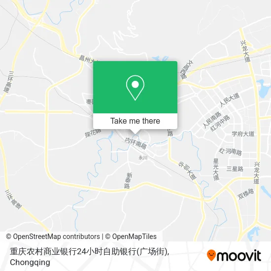 重庆农村商业银行24小时自助银行(广场街) map