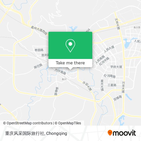 重庆风采国际旅行社 map