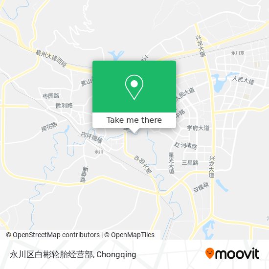 永川区白彬轮胎经营部 map