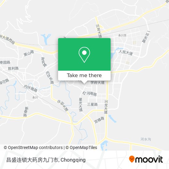 昌盛连锁大药房九门市 map