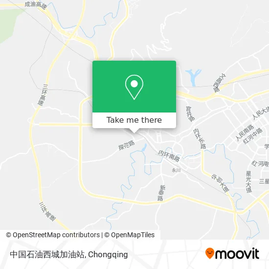 中国石油西城加油站 map
