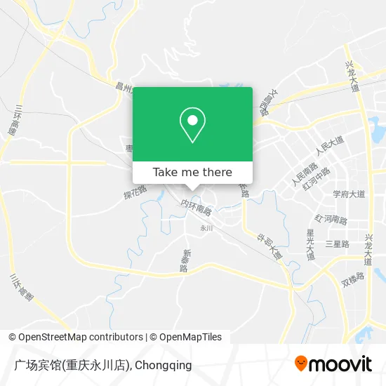 广场宾馆(重庆永川店) map