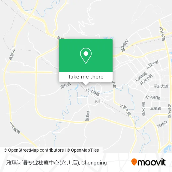 雅琪诗语专业祛痘中心(永川店) map