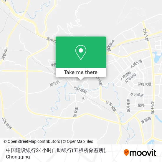 中国建设银行24小时自助银行(五板桥储蓄所) map