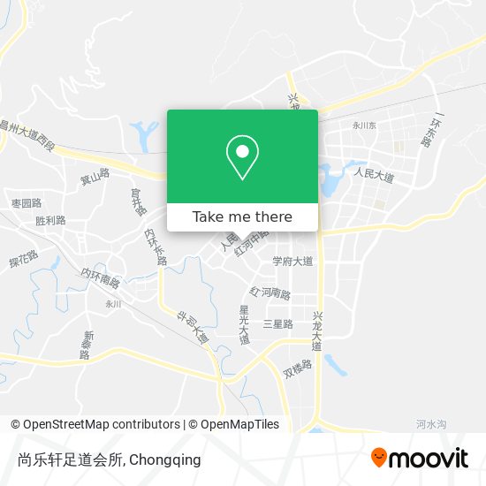 尚乐轩足道会所 map
