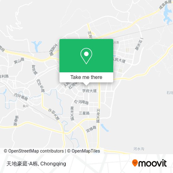 天地豪庭-A栋 map