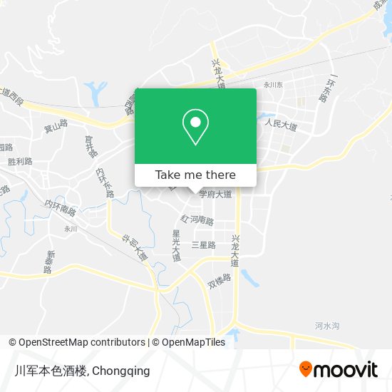 川军本色酒楼 map