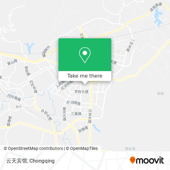 云天宾馆 map